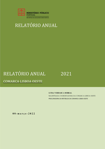 Relatório Anual 2021 - PRC Lisboa Oeste