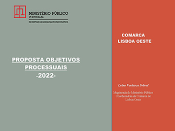 Objetivos Processuais 2022 - PRC Lisboa Oeste